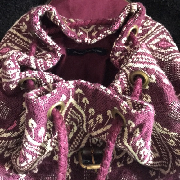 🌸Like New AEO Drawstring Backpack🌸 - Picture 6 of 6